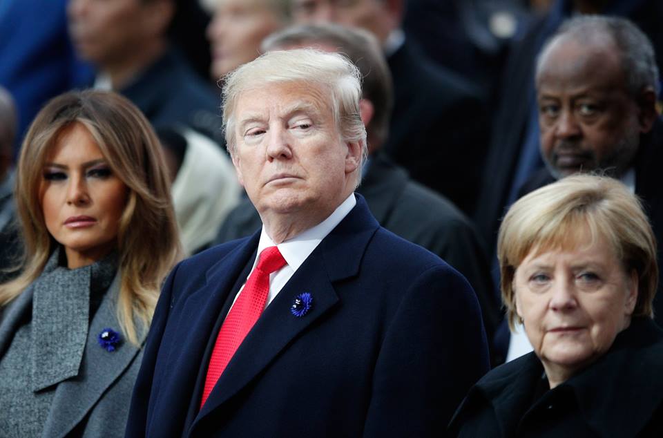 World leaders gather in Paris to mark the 100 100 years since the end of the World War I. (Photo: AFP)